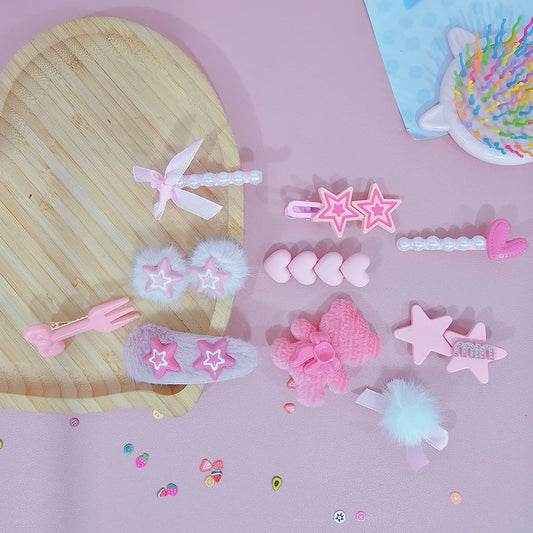 Pack x 12 Blister. Hebillas Rosa