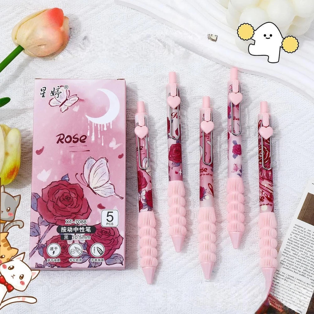 Set x 5U. Birome Retráctil Rose