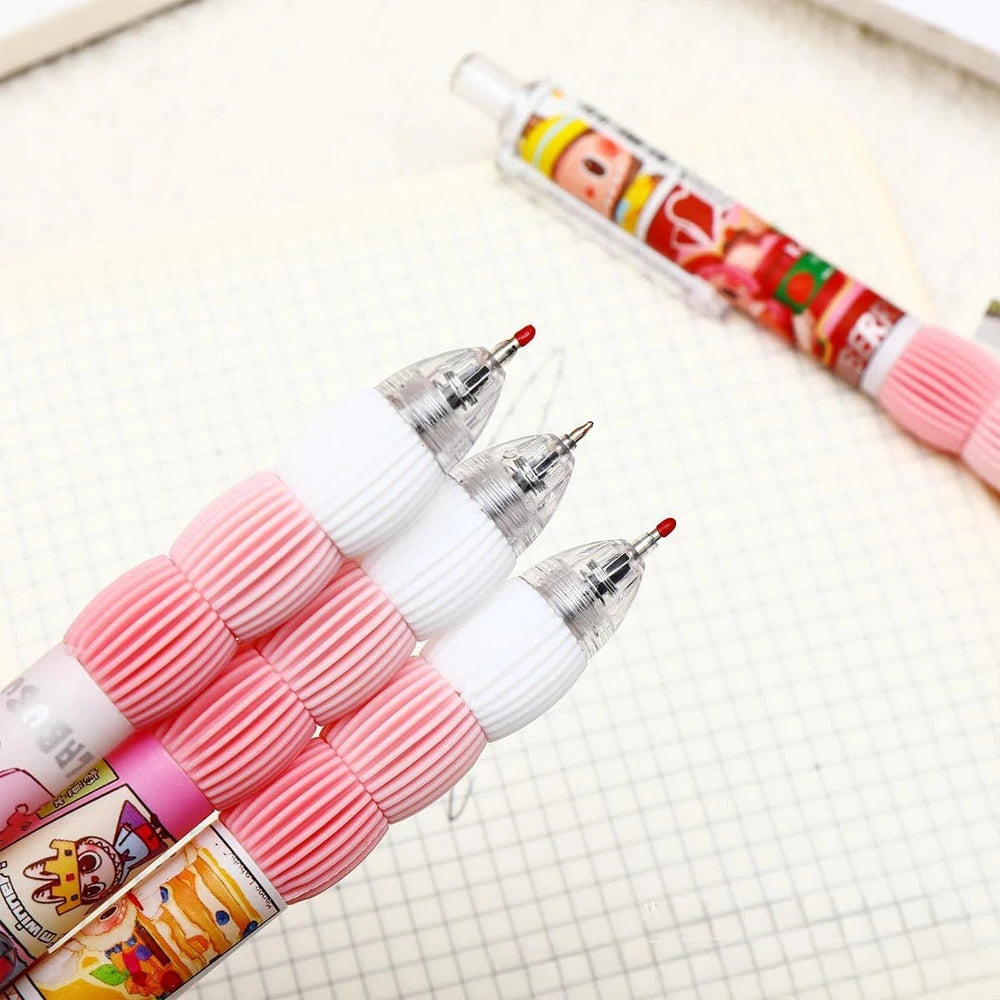 Set x 4u Boligrafo Retráctil Labubu