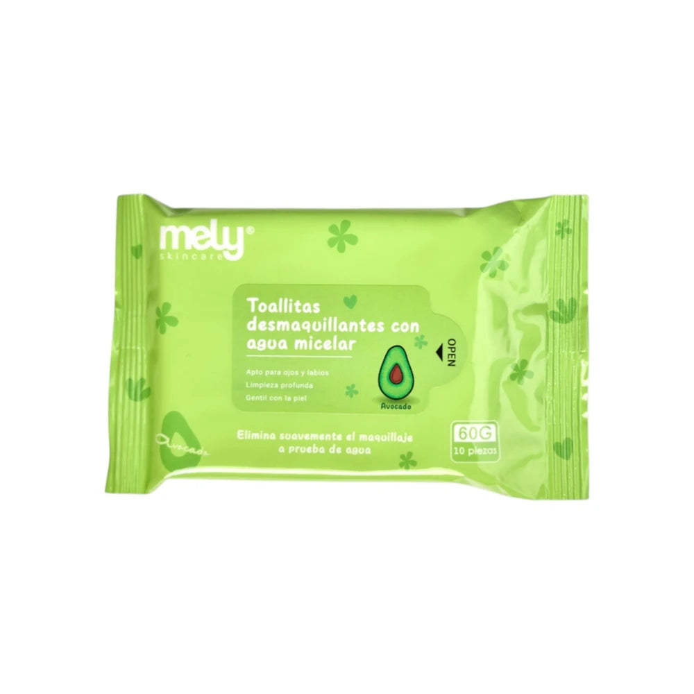 TOALLITAS DESMAQUILLANTES CON AGUA MICELAR
