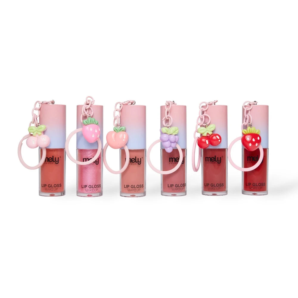 LIP GLOSS MAKE UP LLAVERO MELY