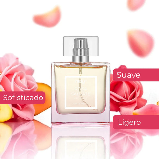 PERFUME ROSA SALVAJE MELY BEAUTY DIARY PINK 50ML