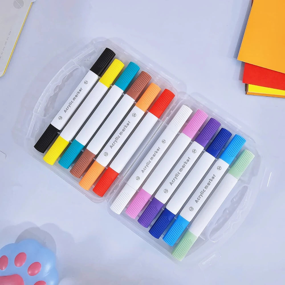 Estuche de Marcadores x 12Pcs