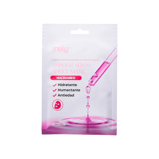MASCARILLA DE NIACINAMIDA CON SERUM AMPOLLA 25G