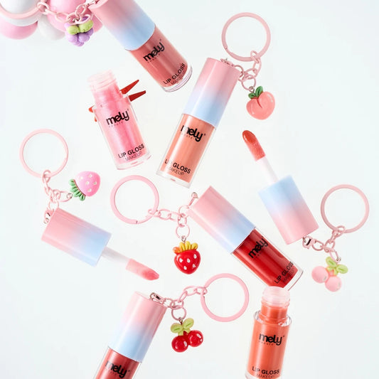 LIP GLOSS MAKE UP LLAVERO MELY
