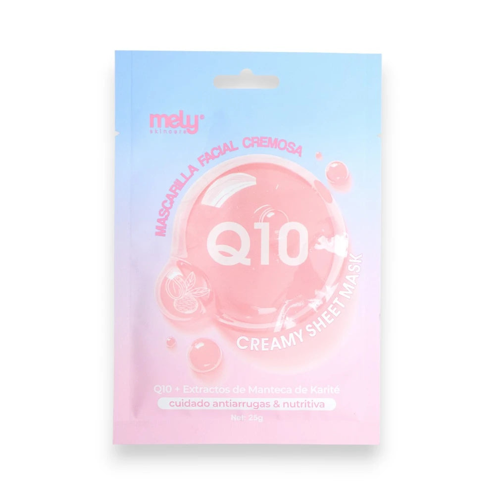 Q10 CREAMY SHEET MASK 25GR MELY