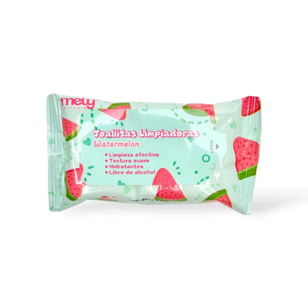 MINI TOALLITAS LIMPIADORAS WATERMELON MELY