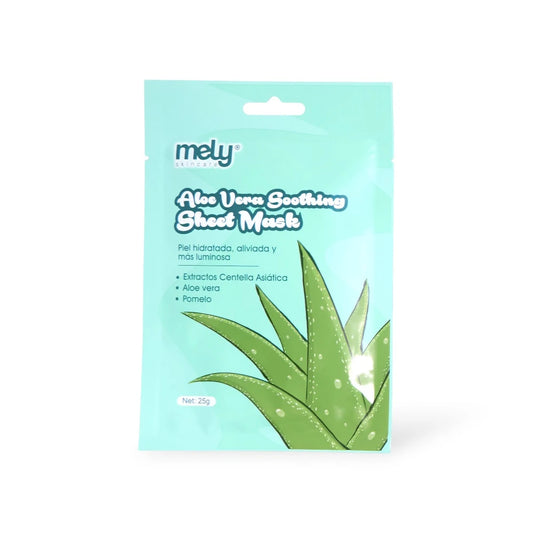 MASCARILLA FACIAL CALMANTE DE ALOE VERA 25GR MELY