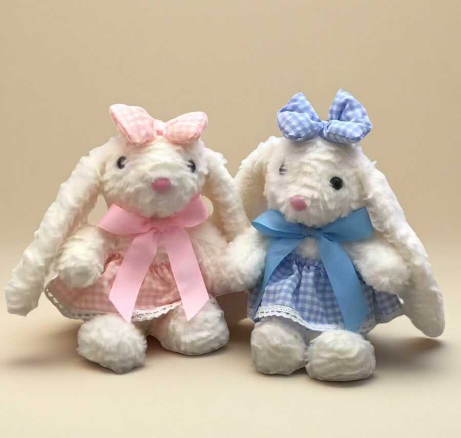 Peluche Conejo con moño de 23cm