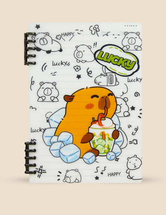 ANOTADOR CAPYBARA 14.5x21 CM.