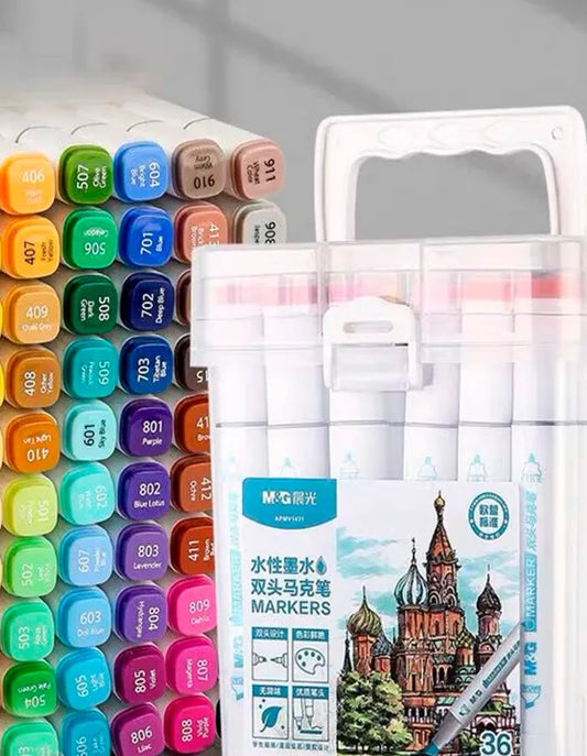 MARCADOR X36PCS LAVABLE CALIDAD ALTA