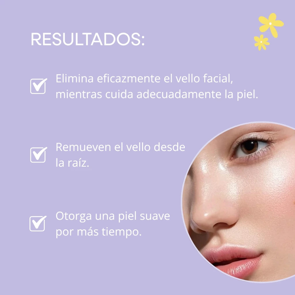 Tiras Depiladoras Faciales x12pcs Mely Limon