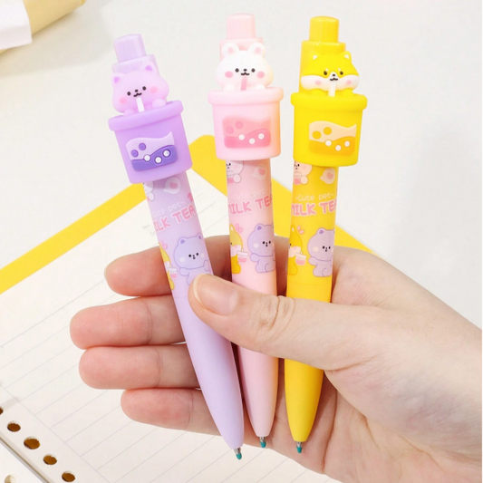 Boligrafo Animanito Milk Tea x caja 36u