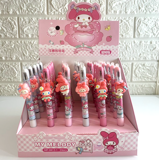 Boligrafo Borrable y Giratorio My Melody x caja 30u