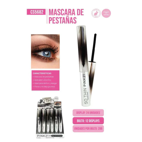 mascara de pestañas SO THIN PINK21