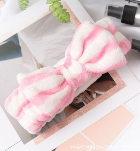 VINCHA PARA MAQUILLAJE MOÑO RAYAS MELY