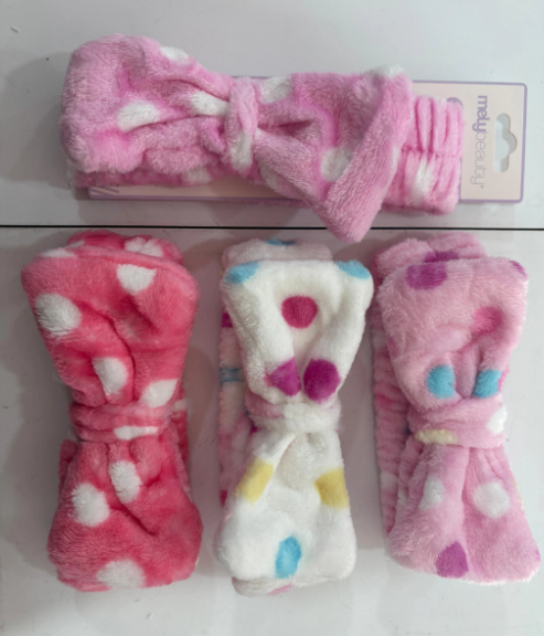 VINCHA PARA MAQUILLAJE MOÑO LUNAR MELY