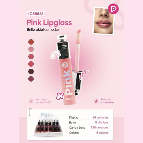 BRILLO LABIAL CON COLOR PINK21