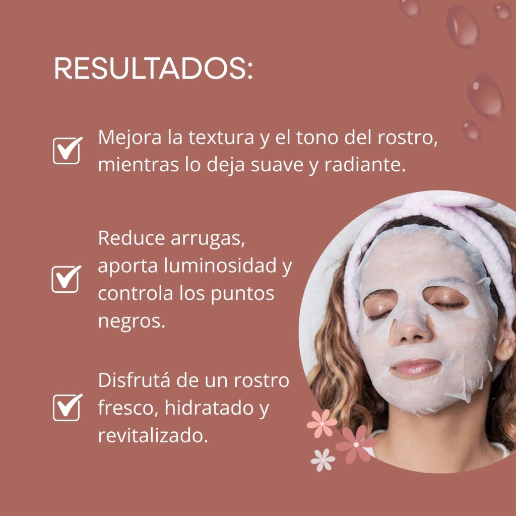 MASCARILLA FACIAL DE EXTRACTO DE TOMATE, NARANJA Y ACEITE DE COCO