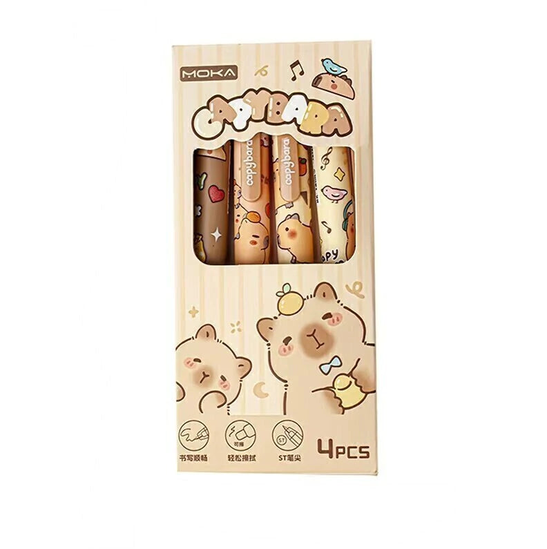 Set boligrafo x4pcs Capybara