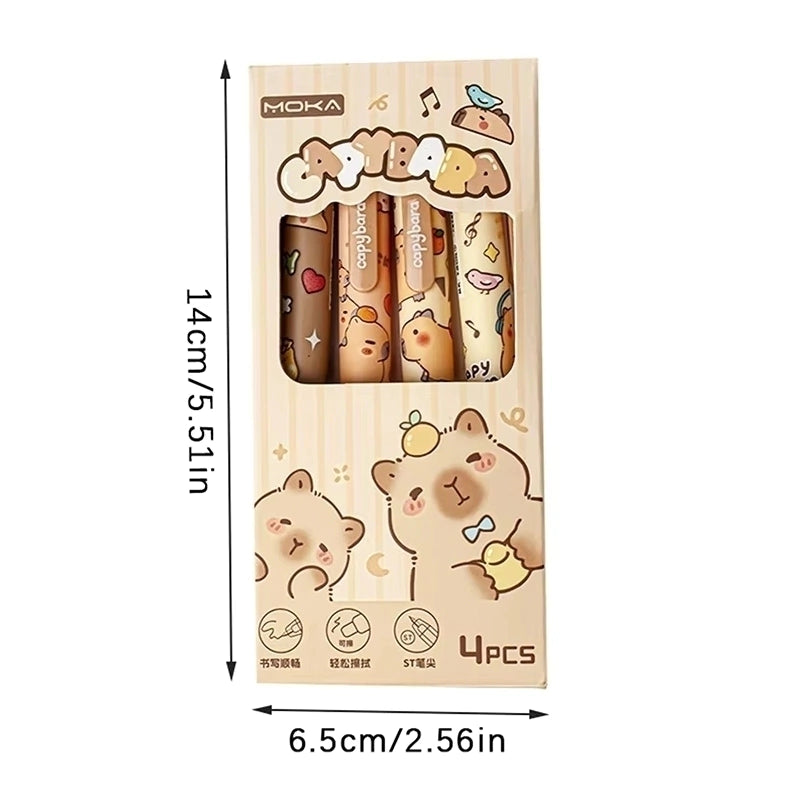 Set boligrafo x4pcs Capybara