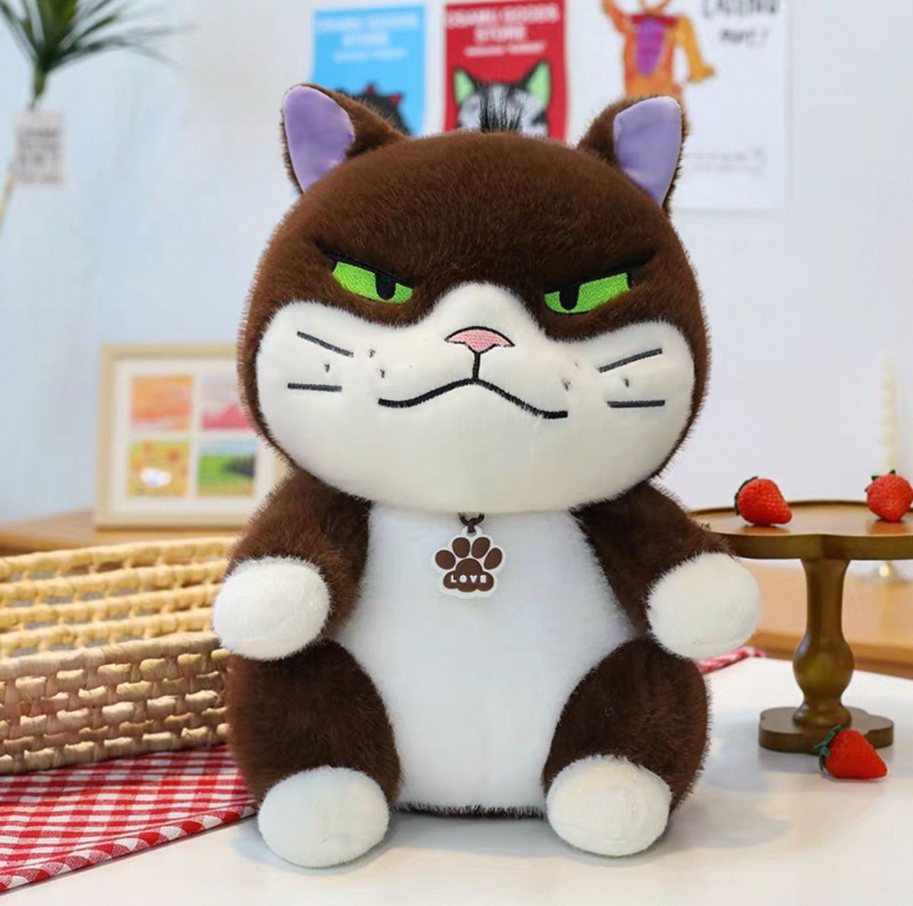 Peluches gato lucifer 35cm
