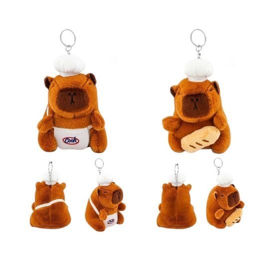 Llavero Peluche Capybara Chefsito