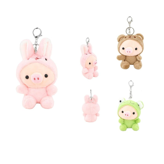 Llavero Cerdito Disfraz Kawaii