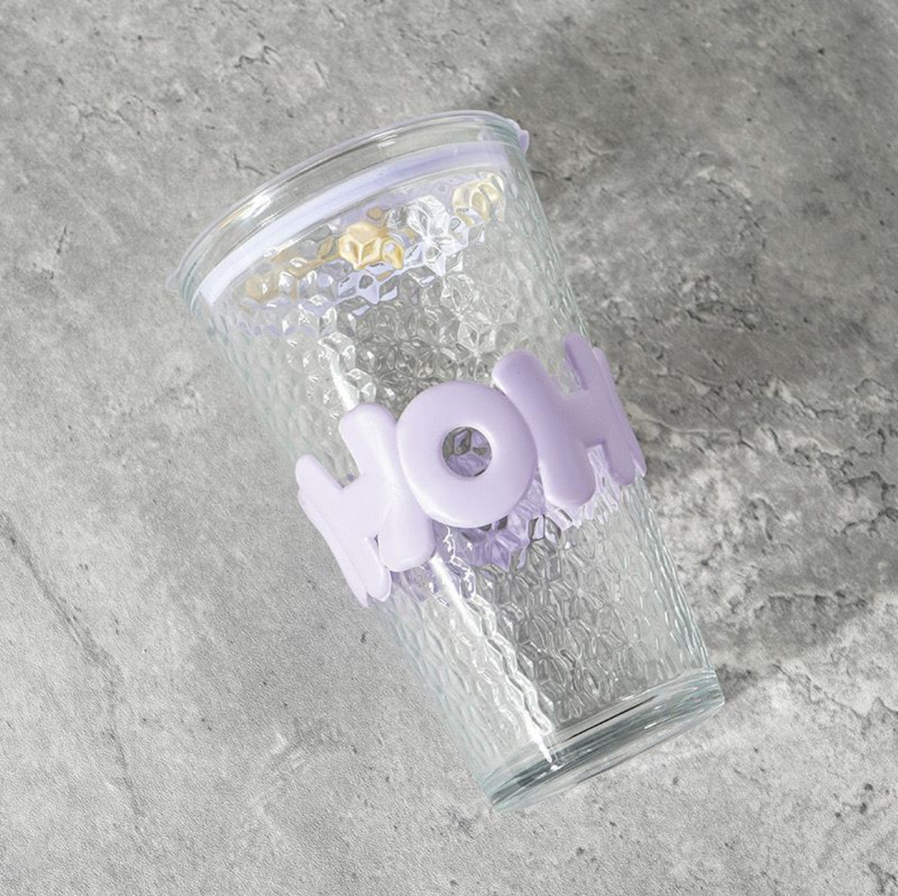 VASO VIDRIO CON SOBRETE 500ML