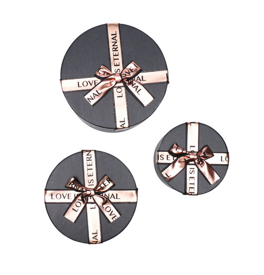 CAJA DE REGALO CIRCULAR x3pcs