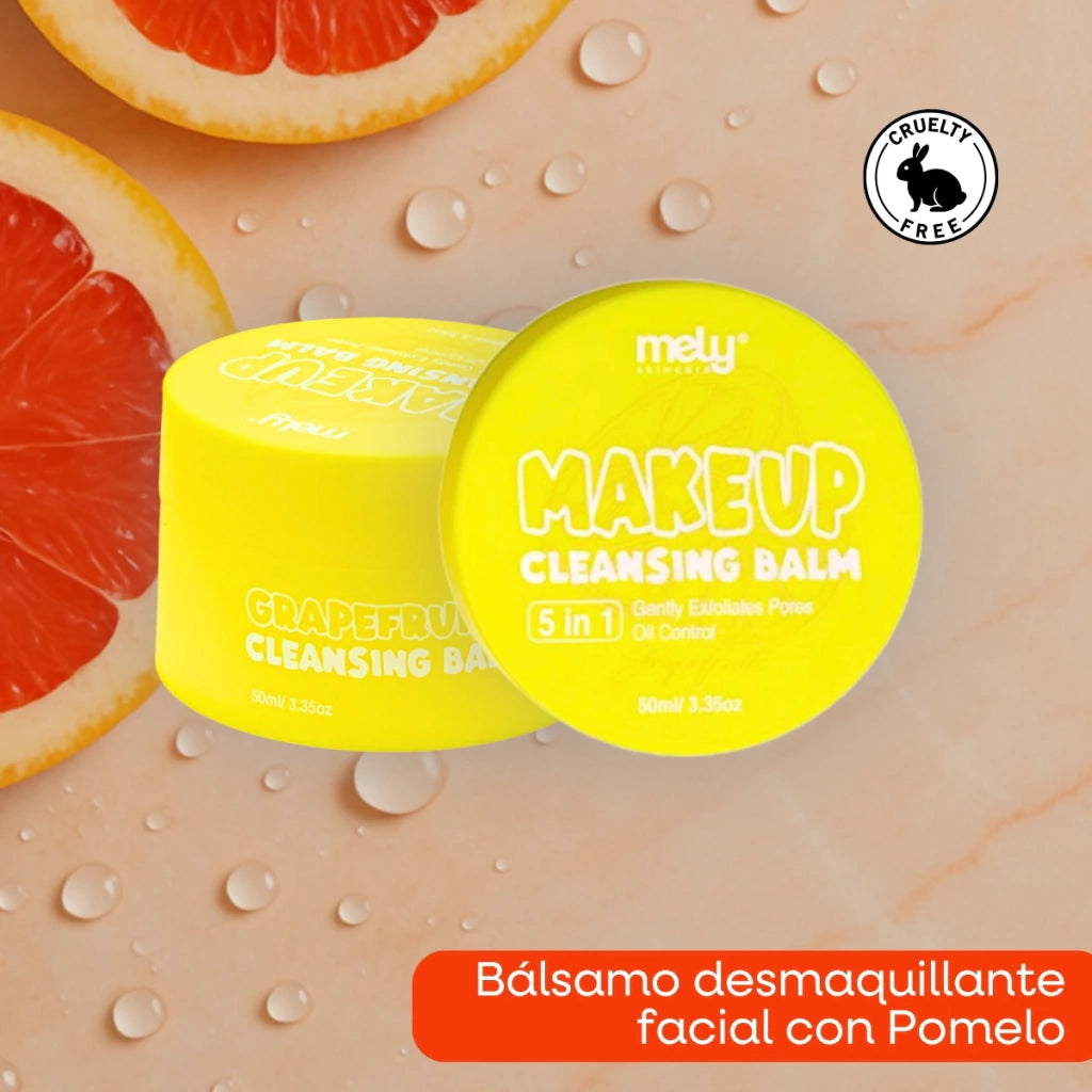 Balsamo Limpiador Exfoliante 5en1 Mely Grapefruit