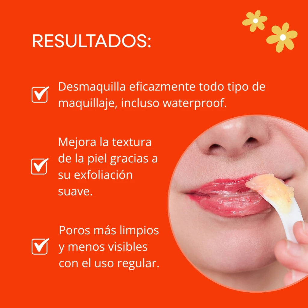Balsamo Limpiador Exfoliante 5en1 Mely Grapefruit