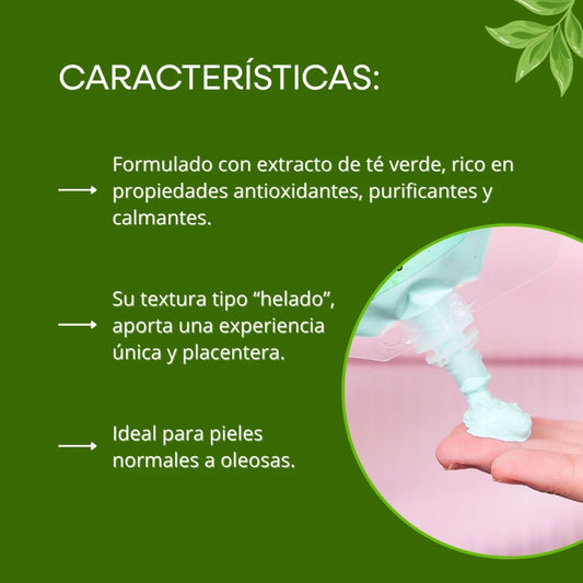 Mascarilla Ice Cream Arcilla 35g Te Verde