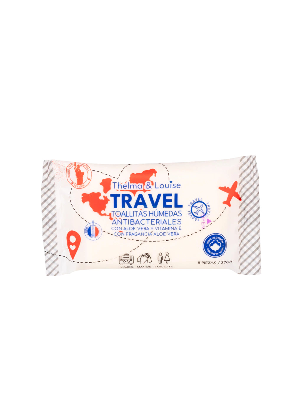 TOALLITAS HUMEDAS POCKET PARA MANOS - TRAVEL