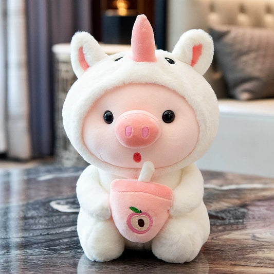 Peluche Chancho 25cm blanco