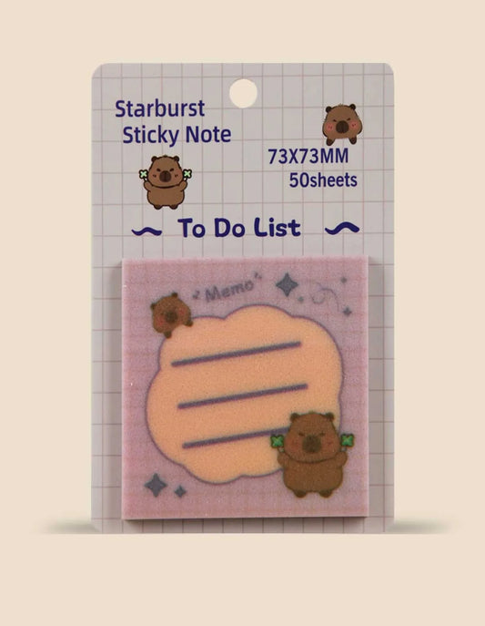 NOTAS ADHESIVAS CAPYBARA