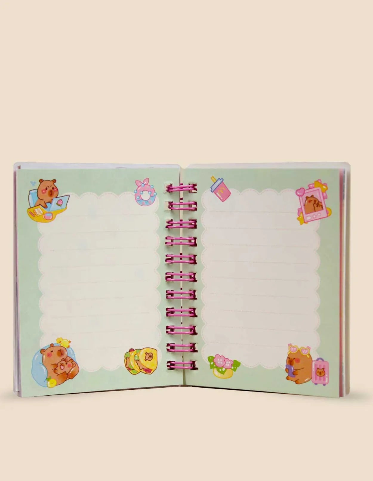 Libreta Capybara 8.6 x 10 CM