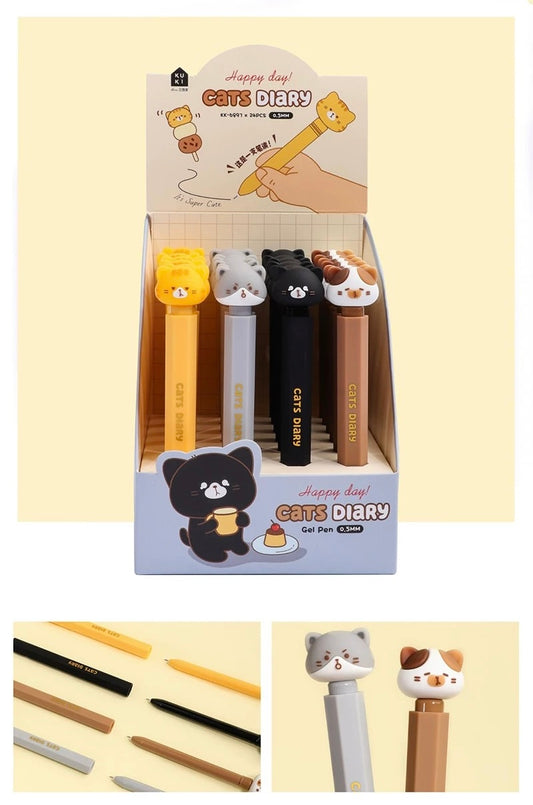 Boligrafo Gatito Con Protector x caja 24u