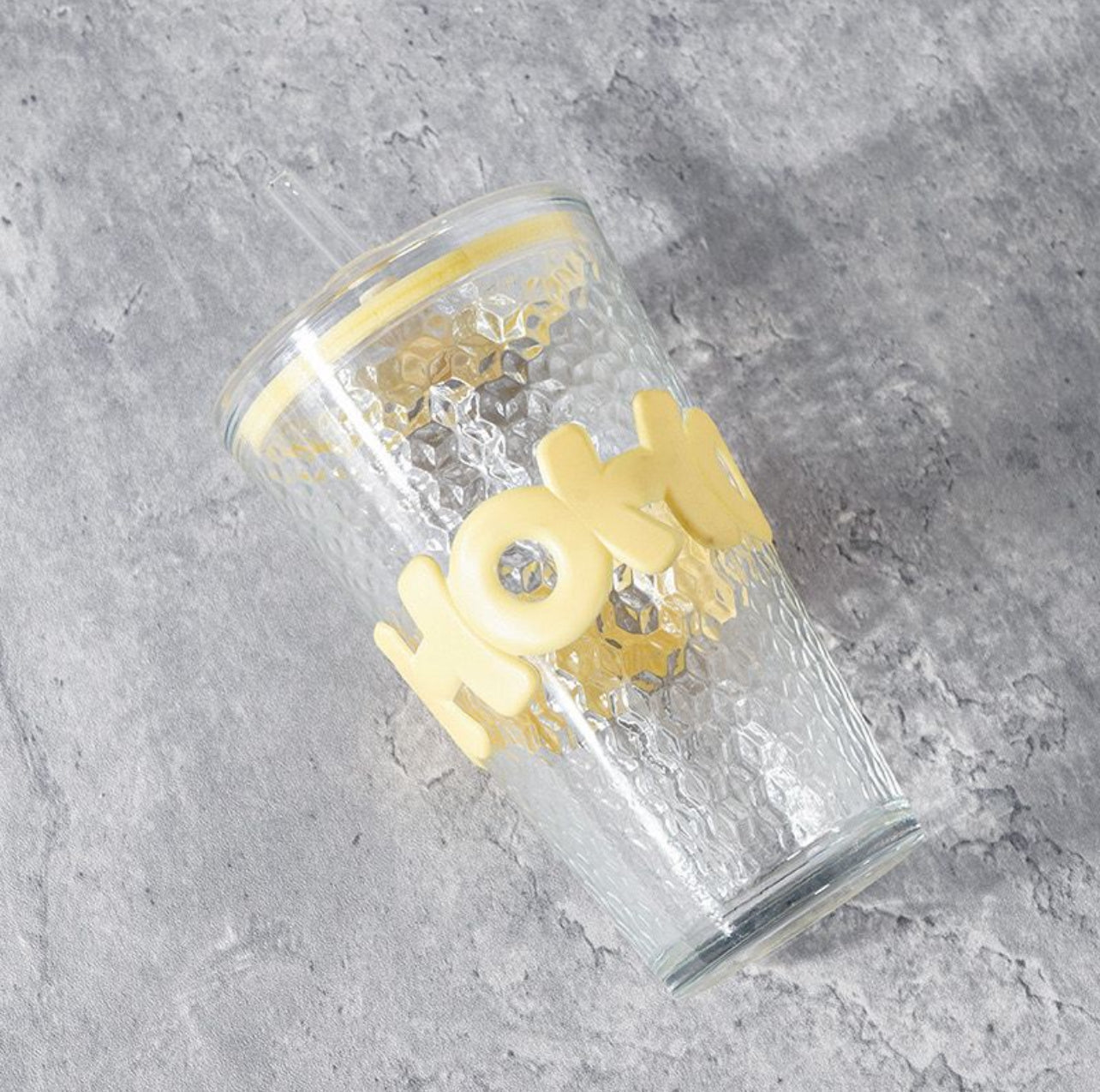 VASO VIDRIO CON SOBRETE 500ML