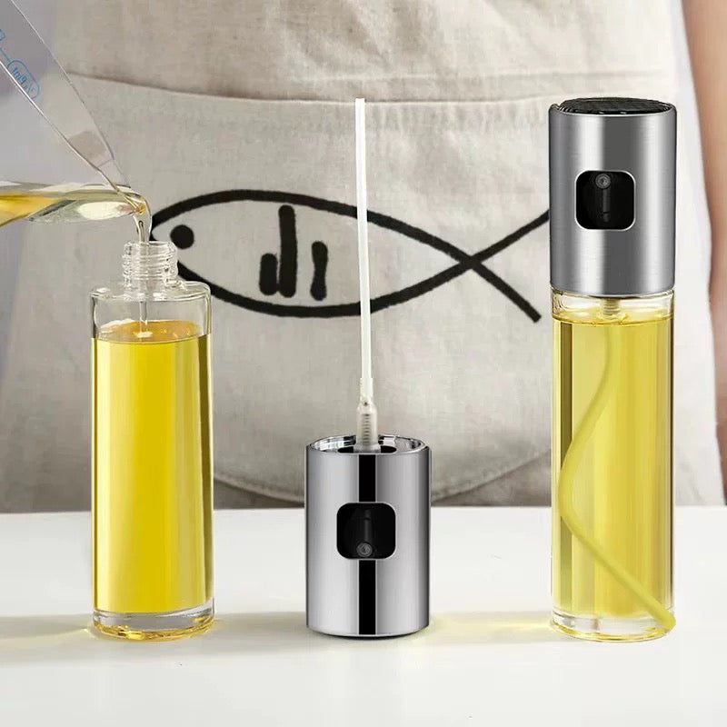 Aceiteras Spray Inoxidable Aceite Vinagre Pulverizador 100ml