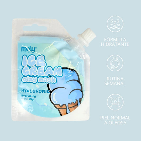 Mascarilla de Arcilla Ice Cream Hyaluronic