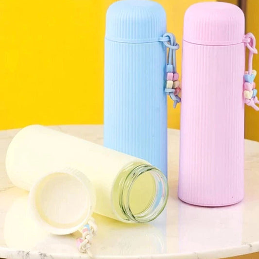 Botella de Vidrio Funda Silicona 400ML