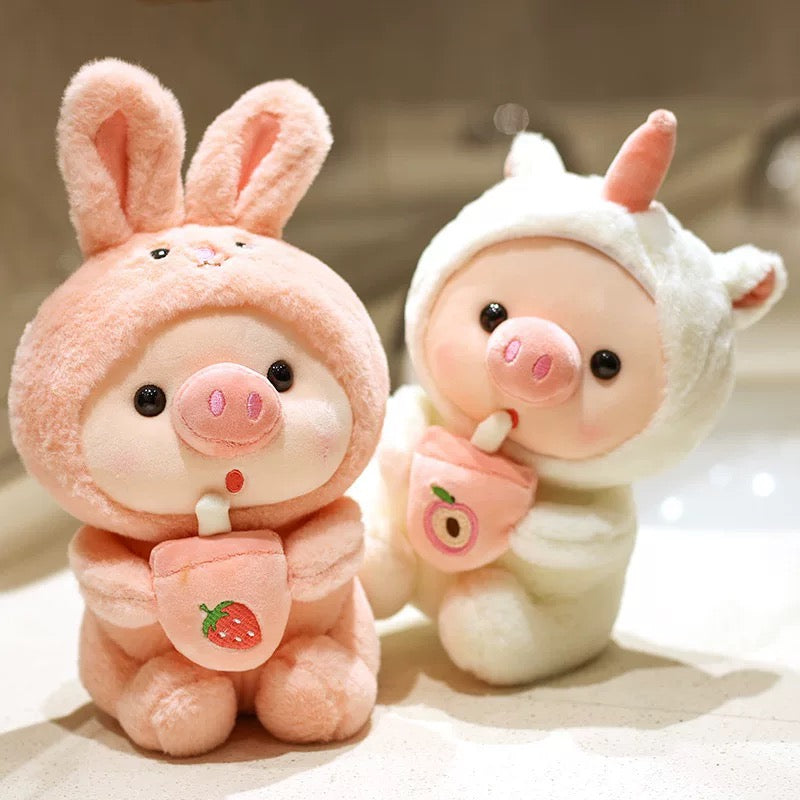 Peluche Chancho 25cm rosa