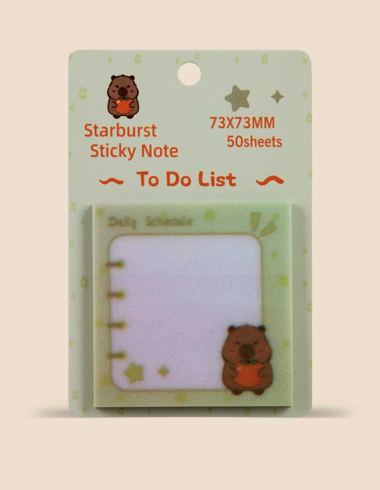 NOTAS ADHESIVAS CAPYBARA
