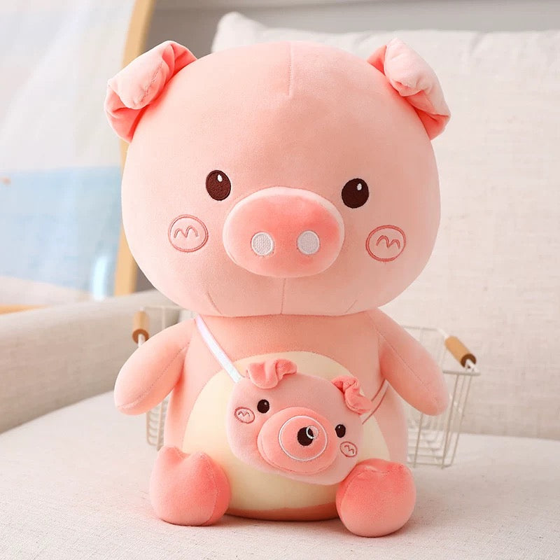 Peluche Chancho con cartera