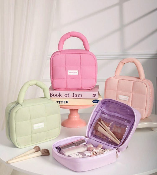 BOLSO PUFF NECESER PORTACOSMETICO