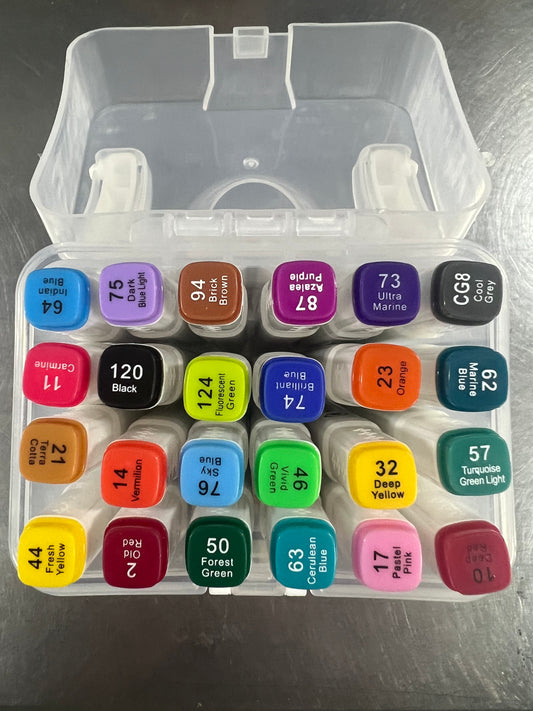 MARCADOR x24PCS LAVABLE