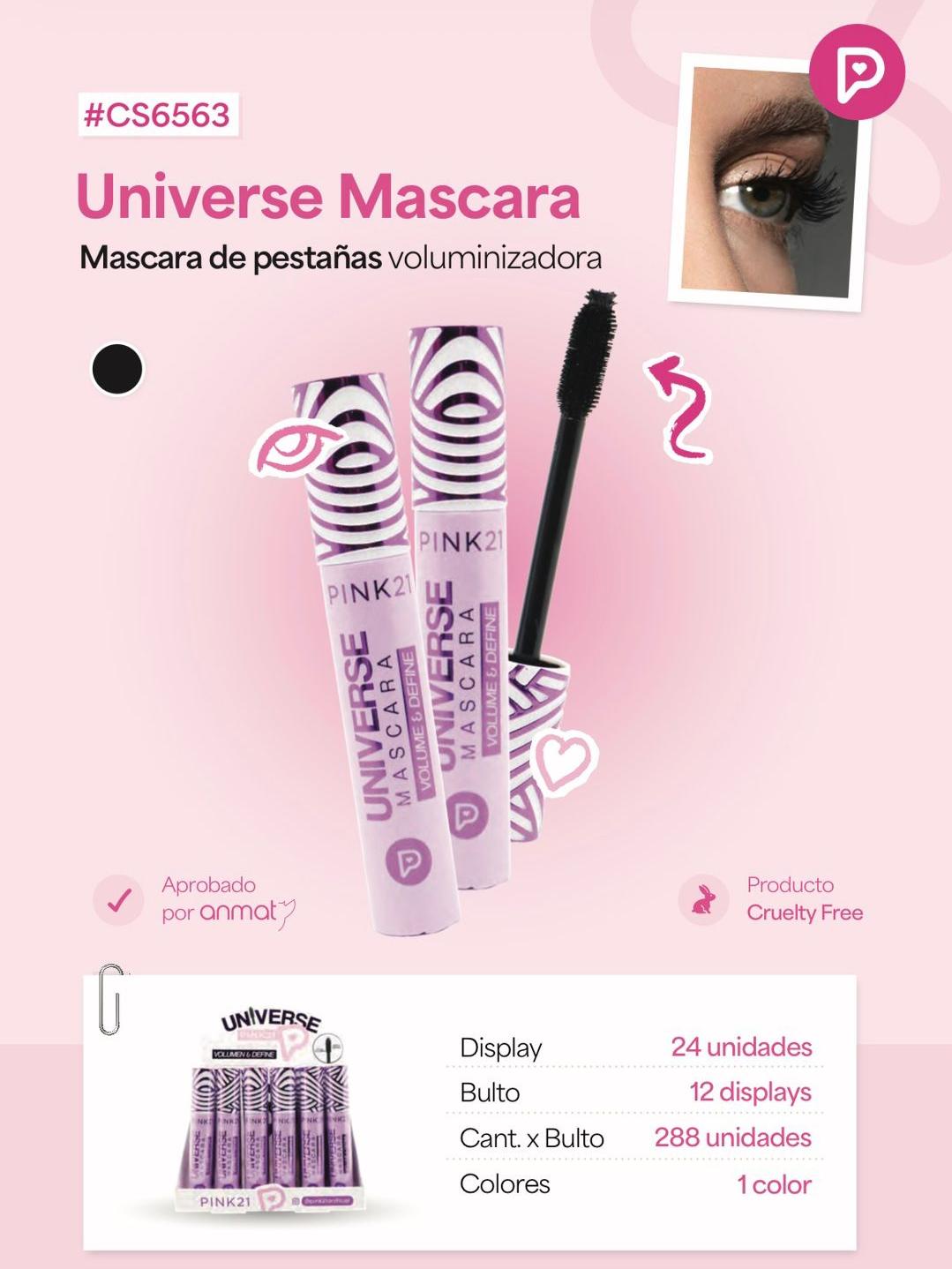 MASCARA DE PESTAÑAS PINK 21
