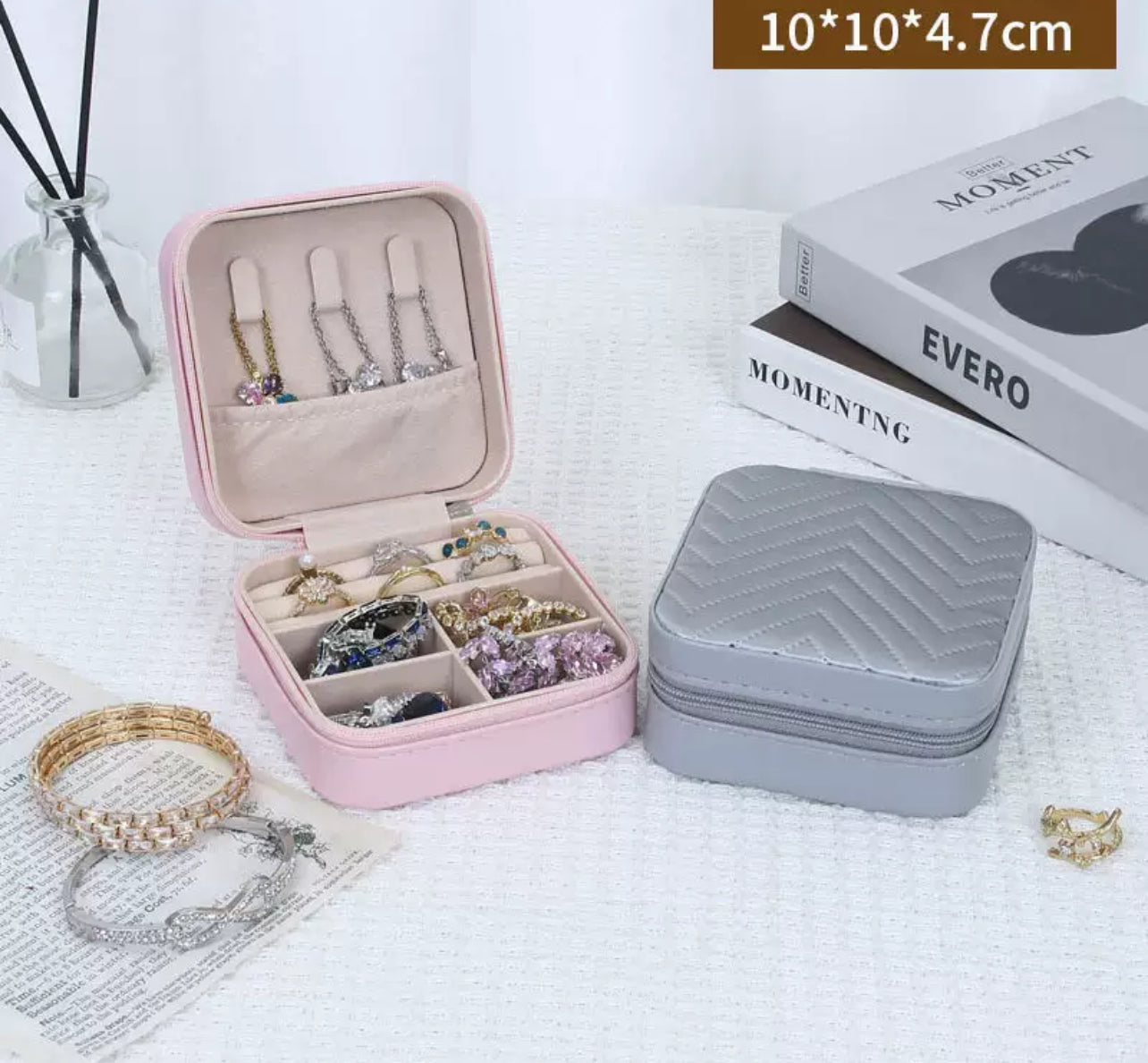 JOYERO ALAHERO ACCESORIOS CUADRADO CON DIVICION