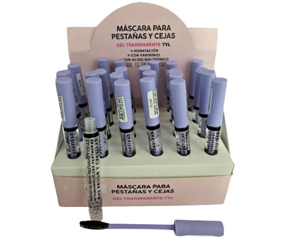 MASCARA GEL TRANSPARENTE PARA PESTAÑAS Y CEJAS Lila - Con Panthenol Thelma&Louise